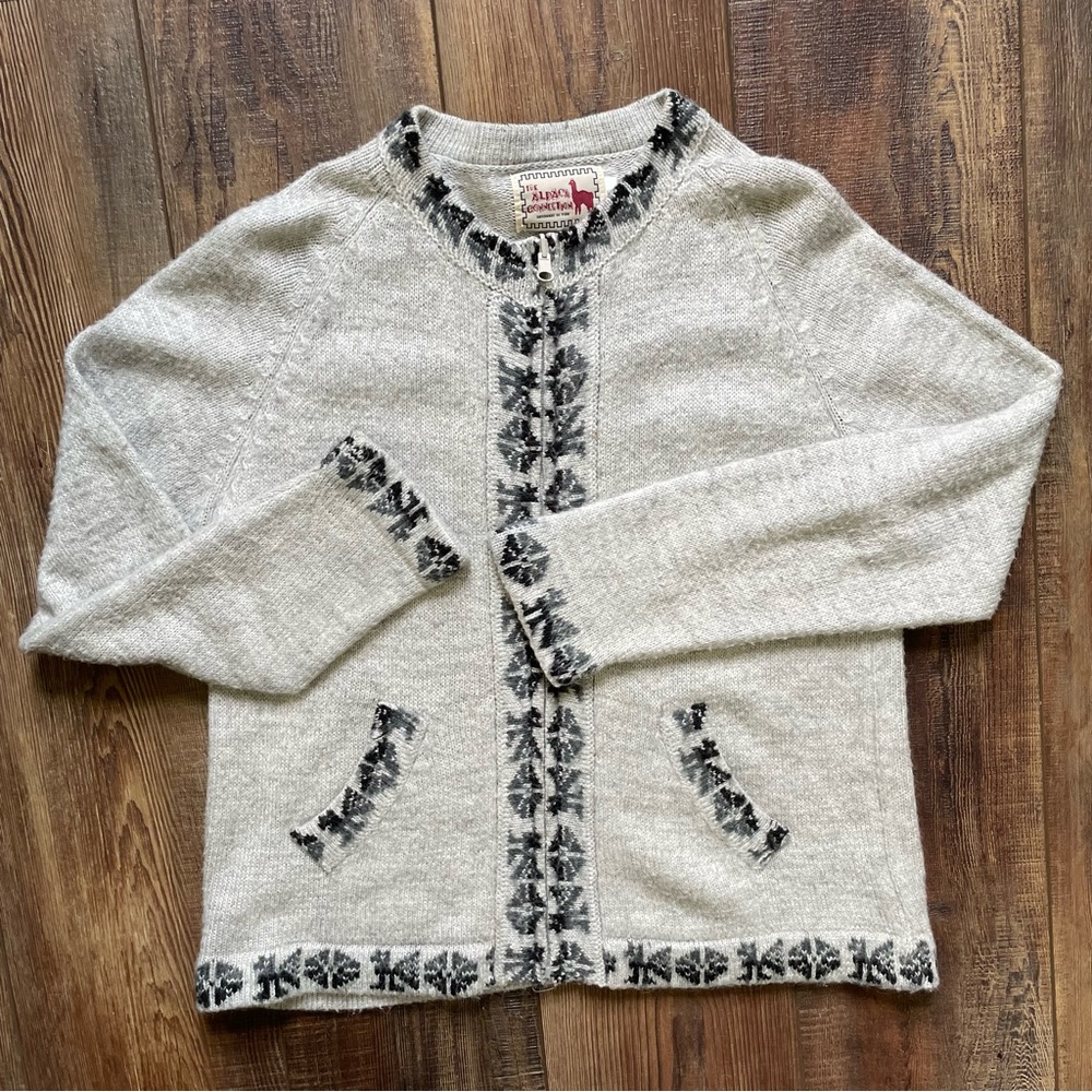 Alpaca wool sweater by the alpaca connection